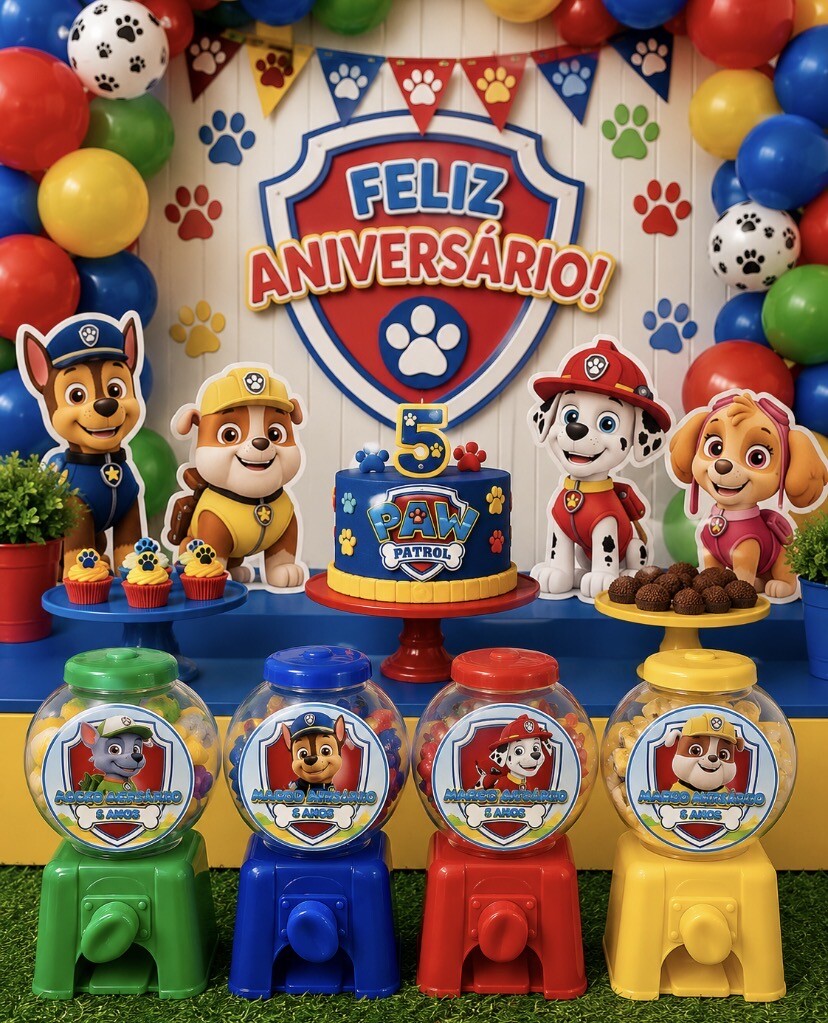 Mini baleiros personalizados