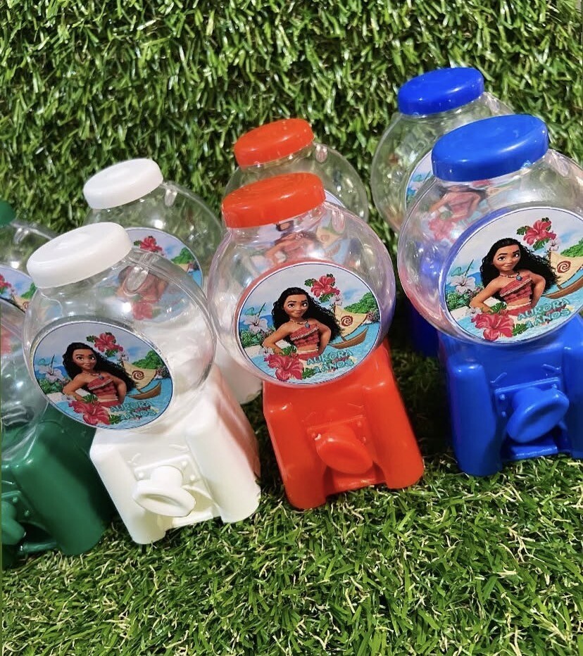 Mini baleiro personalizado Moana
