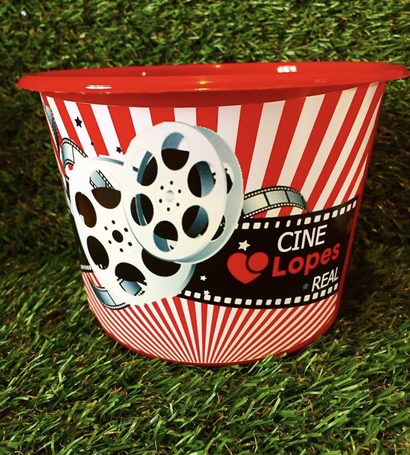 Baldinho de pipoca personalizado Cinema