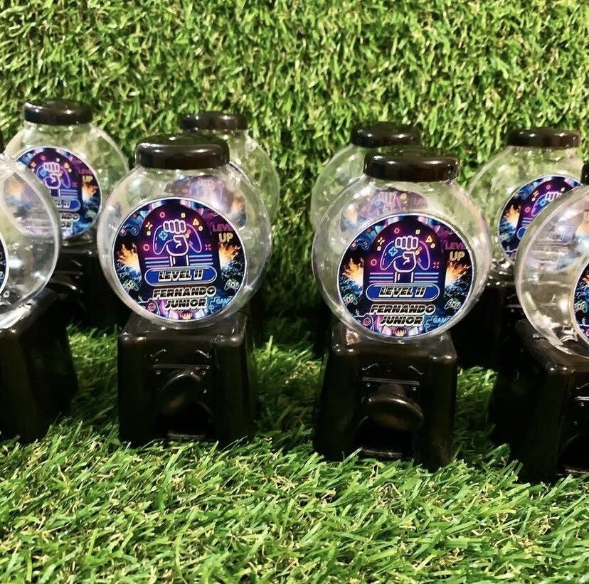Mini baleiro personalizado Gamer