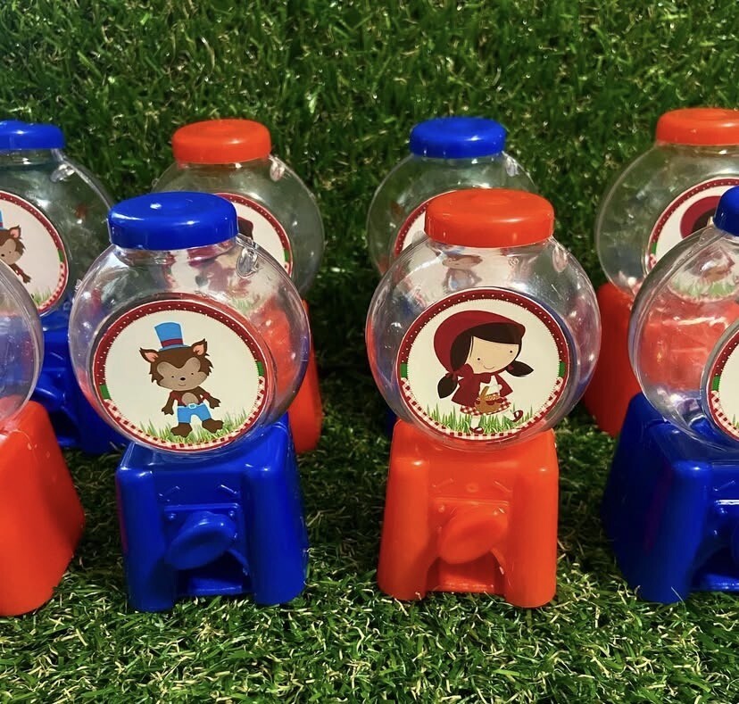 Mini baleiro personalizado Chapeuzinho Vermelho