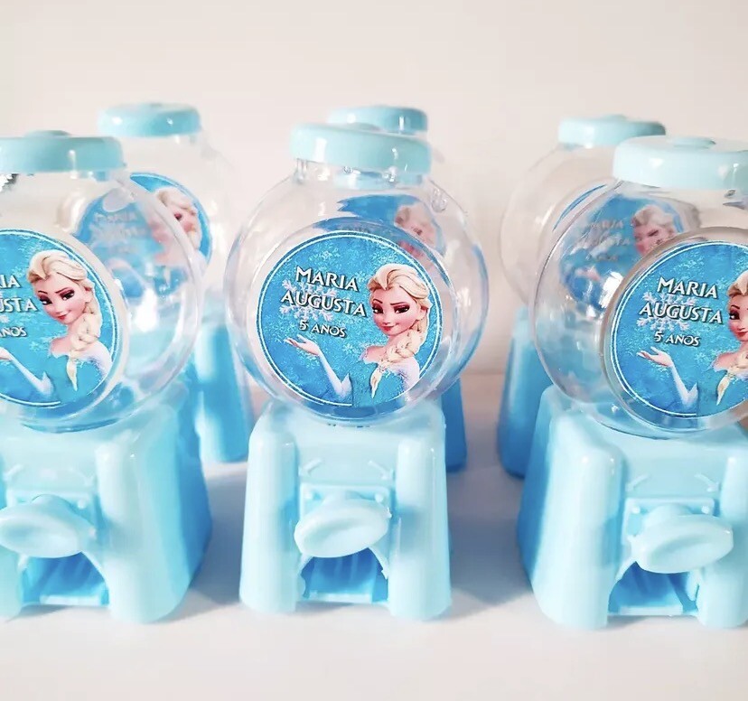 Mini baleiro personalizado Frozen