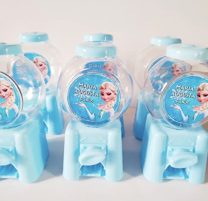 Mini baleiro personalizado Frozen