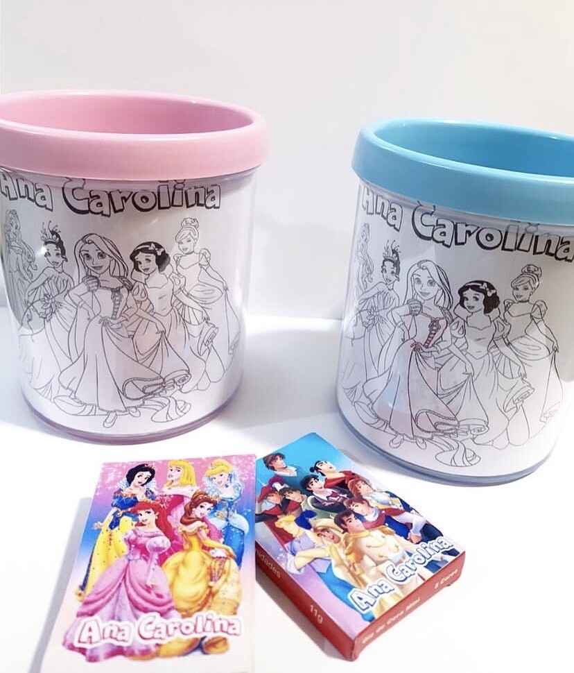 Caneca de colorir personalizada