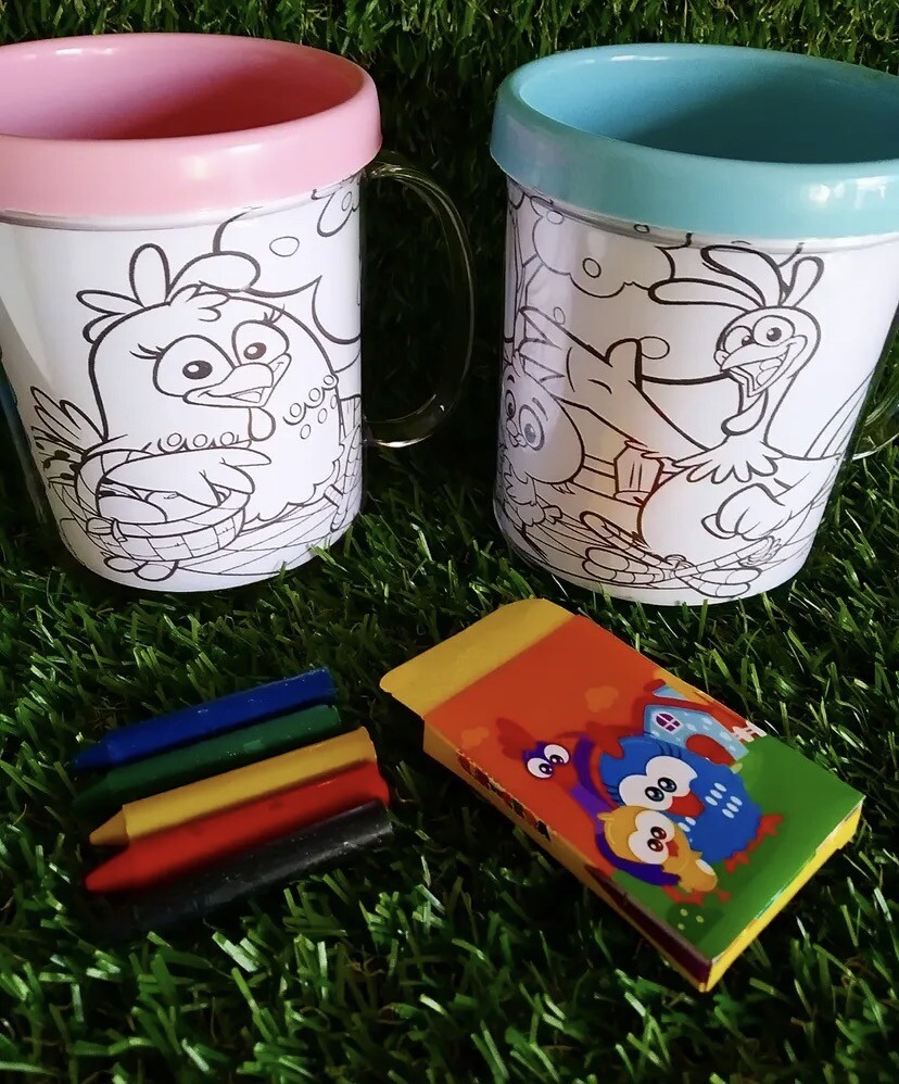 Caneca de colorir personalizada