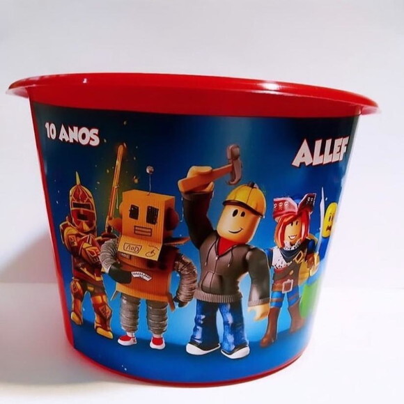 Balde de Pipoca Personalizado