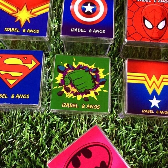 Caixa Acrílica Personalizada Vingadores