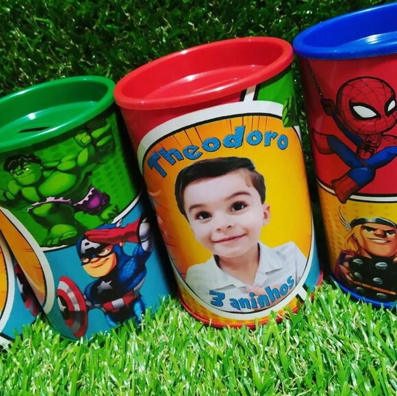 Cofre Super Heróis Personalizado