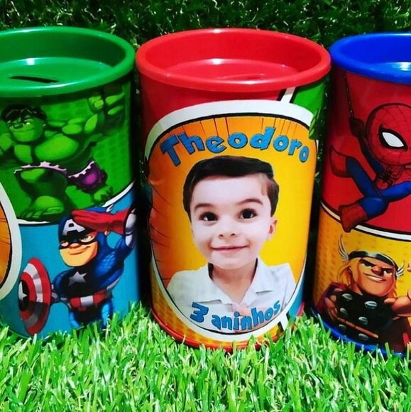 Cofre Super Heróis Personalizado