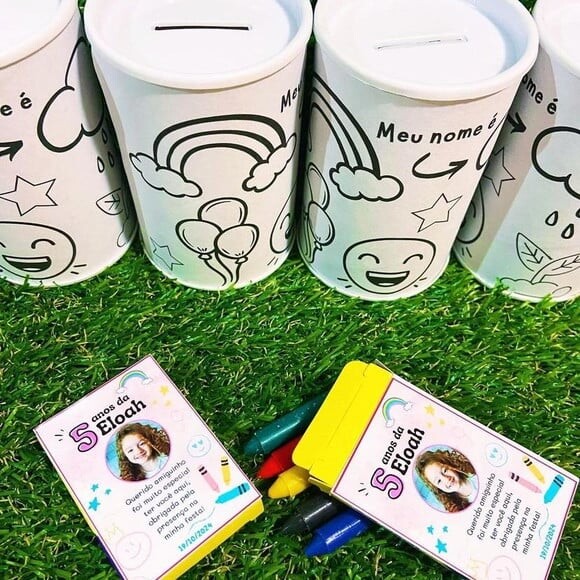 Cofres de Colorir Personalizados