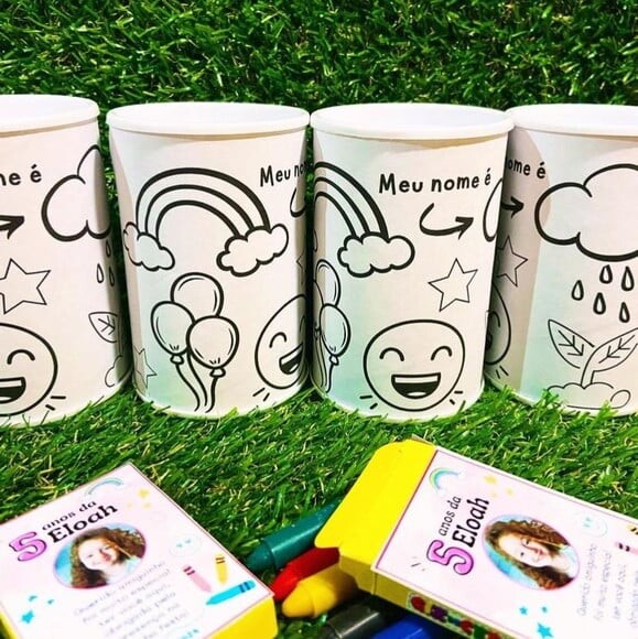 Cofres de Colorir Personalizados