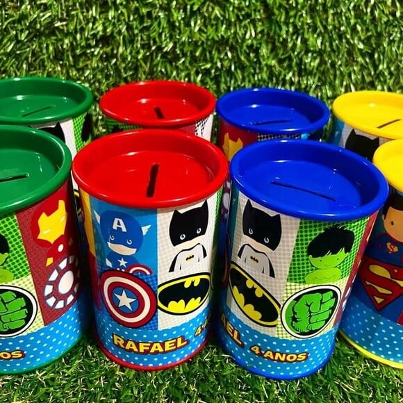 Cofre Super Heróis Personalizado
