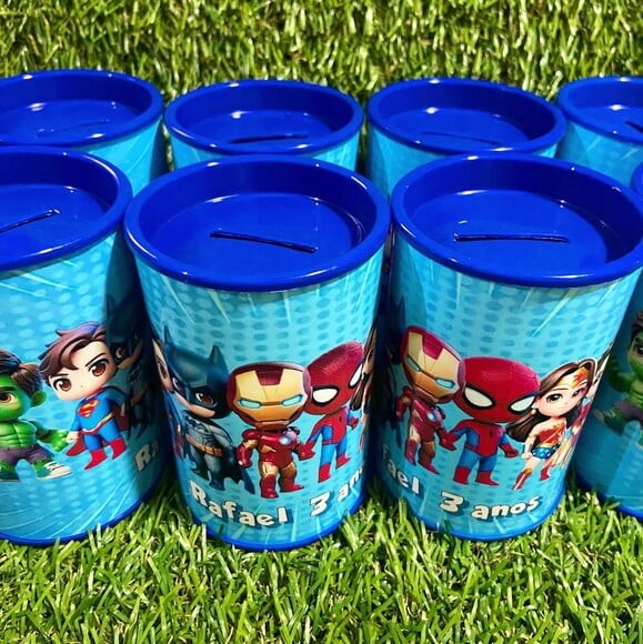 Cofre Super Heróis Personalizado
