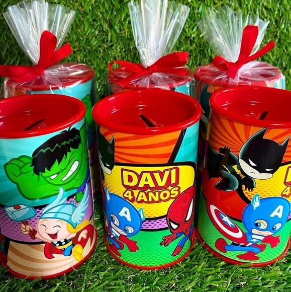 Cofre Super Heróis Personalizado