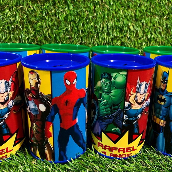 Cofrinhos Vingadores Personalizados