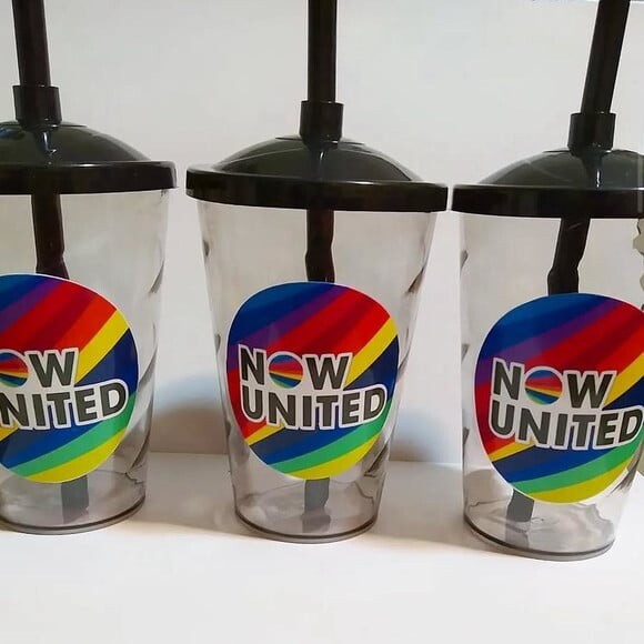 Copo com Canudo Personalizado 400ml