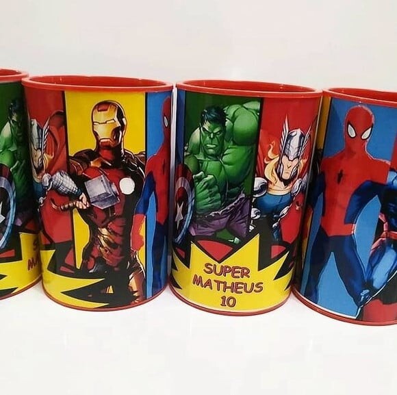 Cofrinho Super Heróis