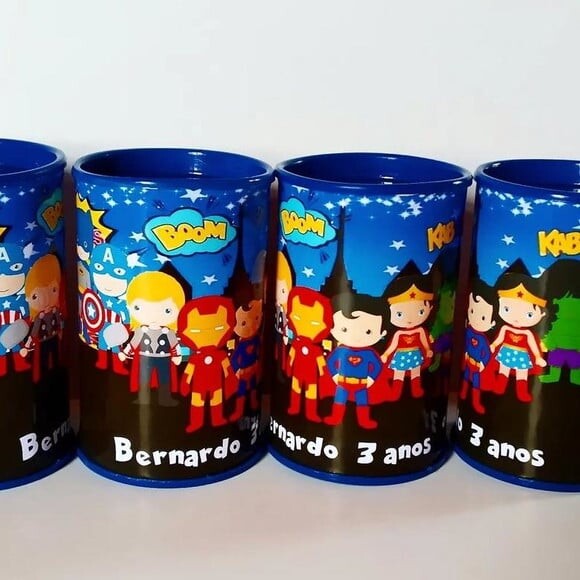 Lembrancinha Vingadores Cofrinhos