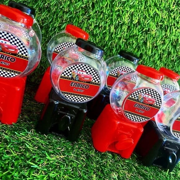 Mini Baleiro Personalizado Carros