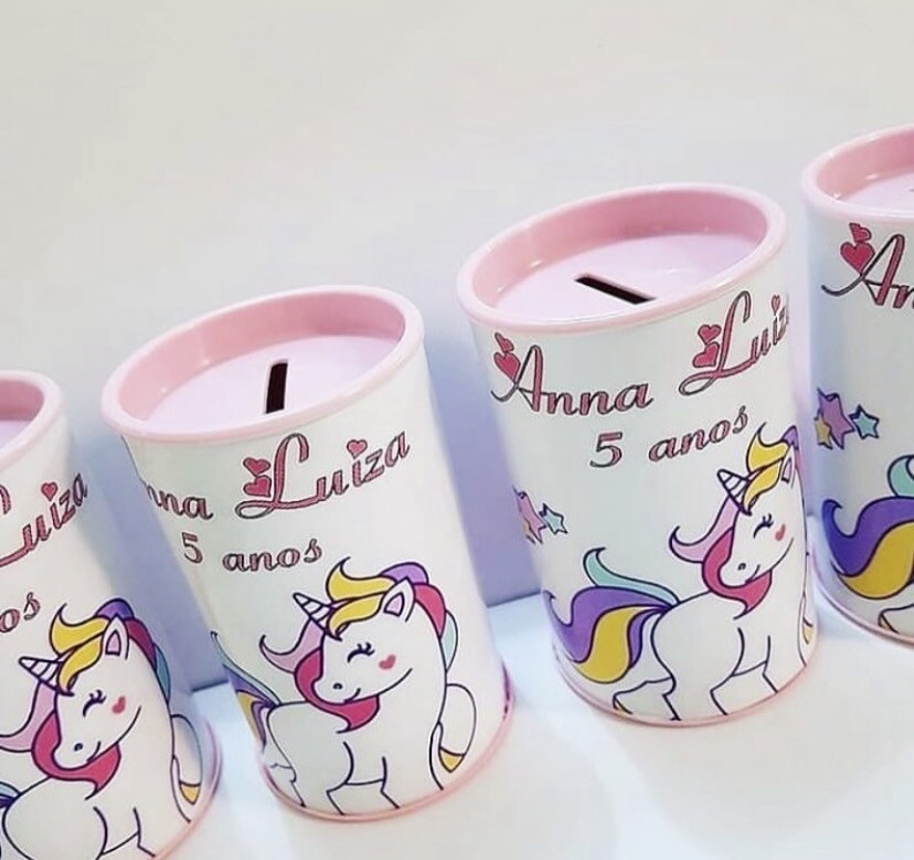 Cofre personalizado unicórnio