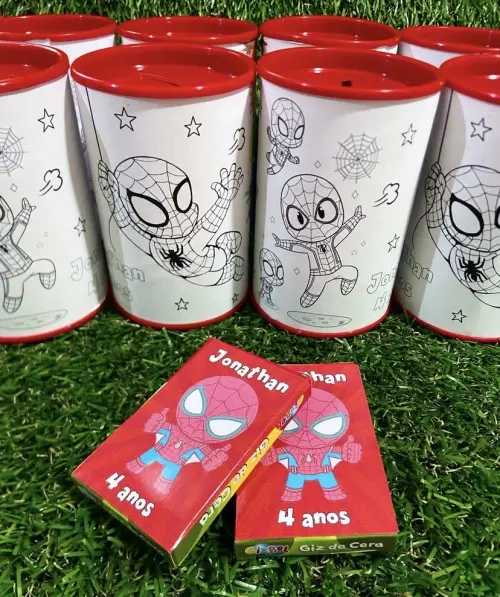 Cofrinho para colorir personalizado