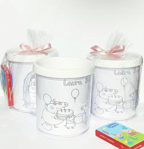 Caneca de Colorir Personalizada
