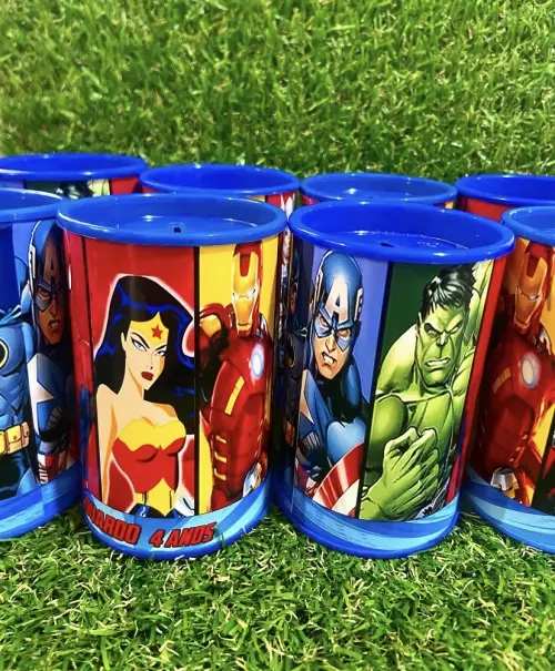 Cofrinho Vingadores Personalizado