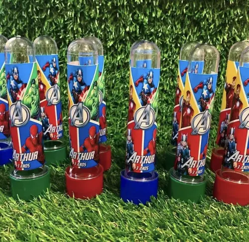 Tubete Personalizado Super Heróis