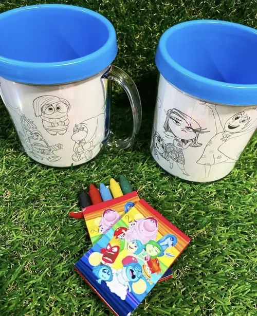 Caneca Acrílica de Colorir Personalizada