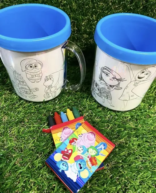 Caneca Acrílica de Colorir Personalizada