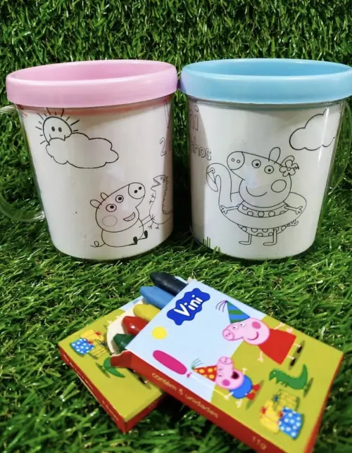 Caneca de colorir personalizada
