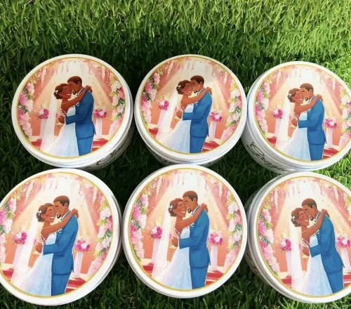 Lata de Metal Personalizada Casamento