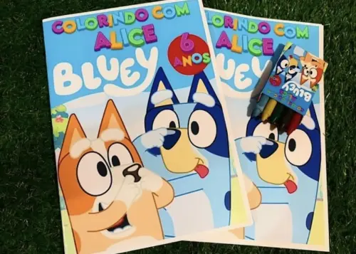 Livrinho de colorir personalizado