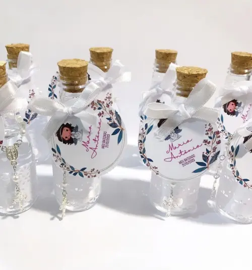 Garrafinha Batismo Personalizado