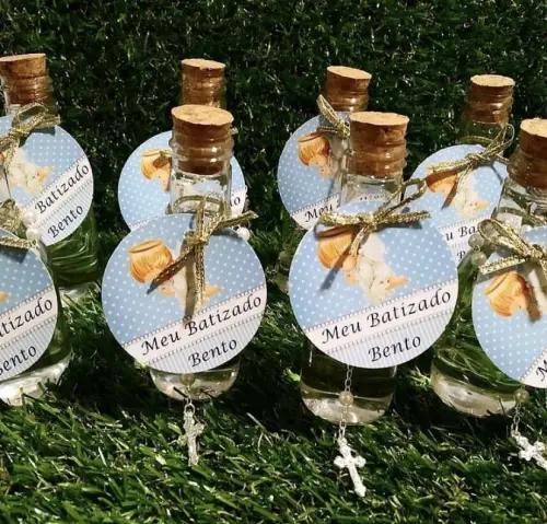 Garrafinha Batismo Personalizado