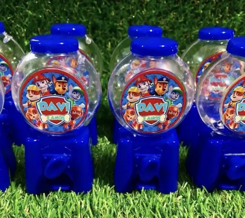 Mini baleiro personalizado