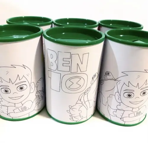 Cofrinho de colorir personalizado