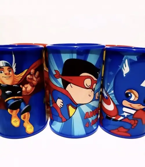 Cofrinhos personalizados heróis baby