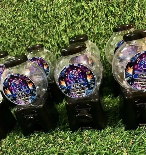Mini baleiro personalizado