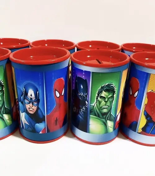 Cofrinhos personalizados heróis
