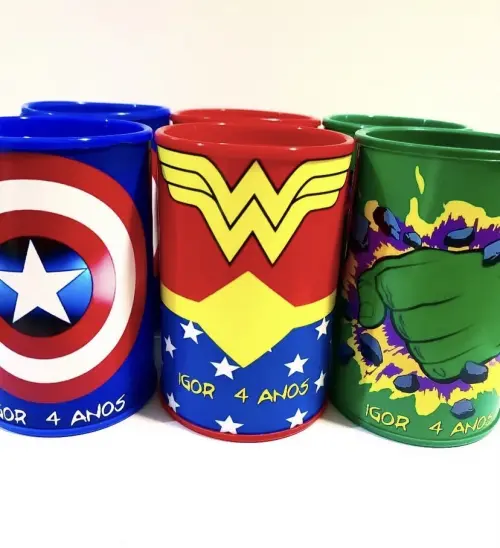 Cofrinhos personalizados heróis