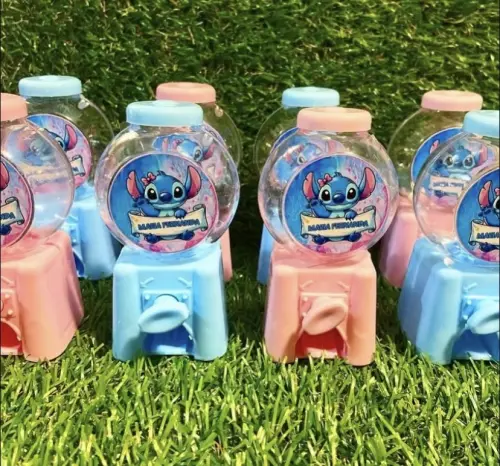 Mini baleiro personalizado Stitch