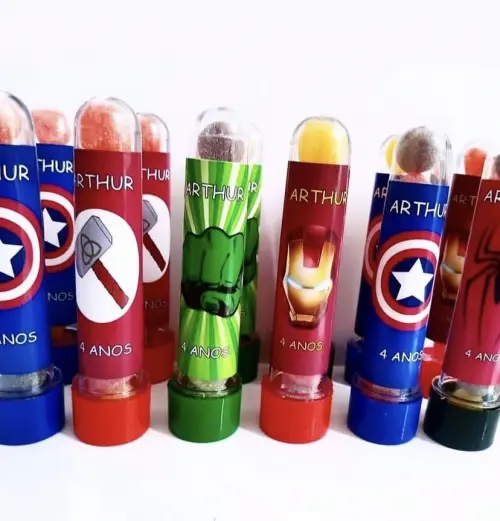 Tubete Personalizado Super Heróis