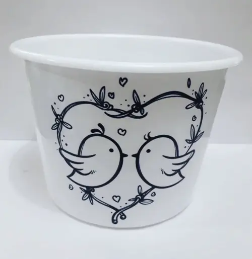 Baldinho de pipoca personalizado