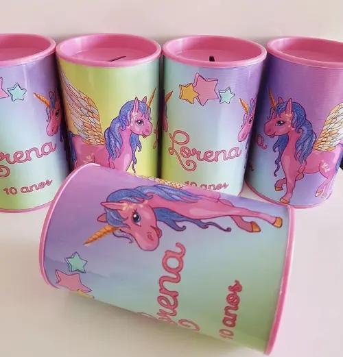 Cofrinho personalizado Unicórnio