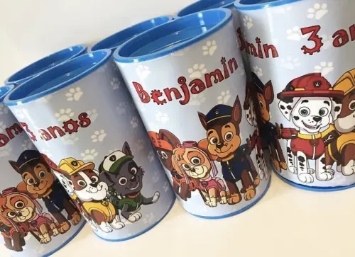 Cofrinho personalizado Patrulha