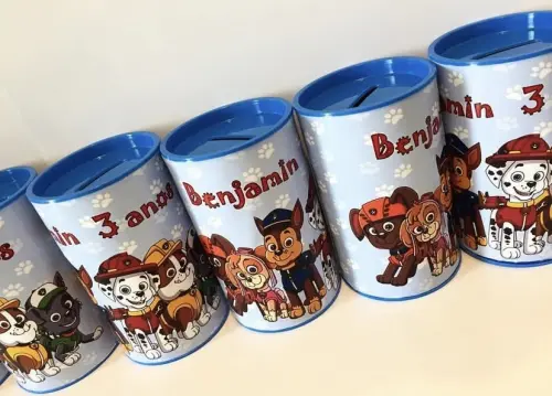 Cofrinho personalizado Patrulha