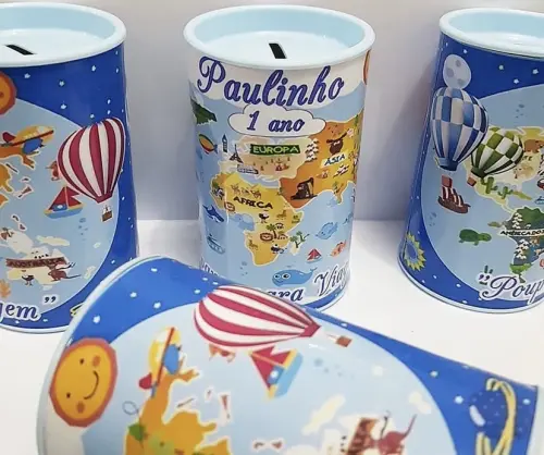 Cofrinho Volta ao Mundo