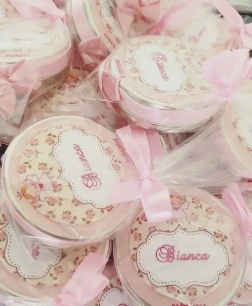 Latinha com vela Personalizada