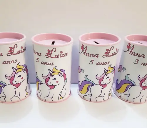 Cofrinho personalizado Unicórnio